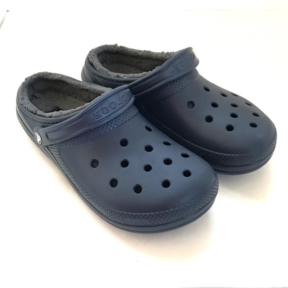 CROCS Classic Clog Dual Comfort Lined Blue Women’s Size 10 Men’s Size 8 - Picture 1 of 16